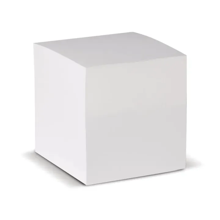 Cube pad white, 9x9x9cm - LT91700 (N0001)